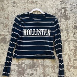 Cropped long sleeve shirt